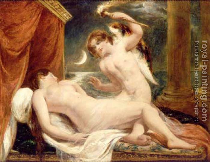 William Etty : Cupid and Psyche